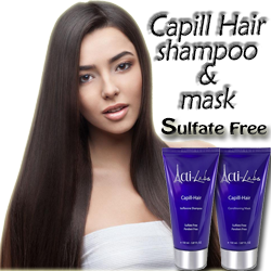 Prevent Hair Fall Out Grow Long Hair Acti-Labs Capill Hair Shampoo & Mask